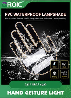 GROIC Hand Gesture Light for Car,Gesture Light LED Car Back Window Sign, Car Finger Light with Remote,Funny Gesture Finger Light, 3 Gestures Funny Car Accessories Gadgets  - Image 4