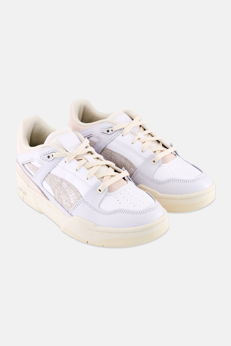 PUMA Women Slipstream Thrifted Lace Up Outdoor Shoes, White - Image 1