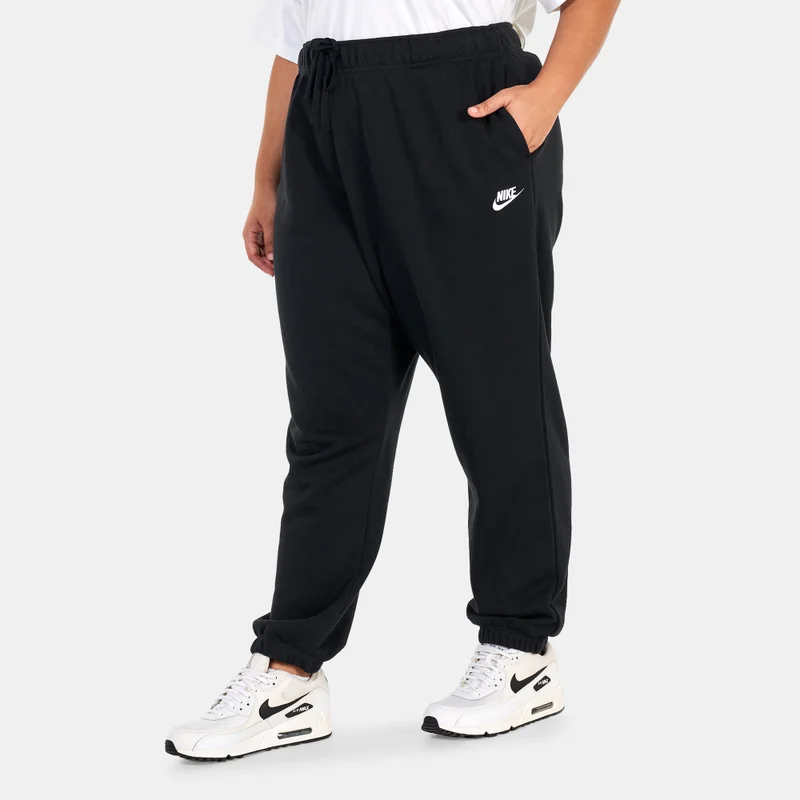 Nike Women's Sportswear Club Fleece Mid-Rise Oversized Track Pants (Plus Size)