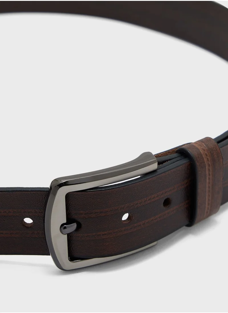 Robert Wood Genuine Leather 40Mm Casual Belt