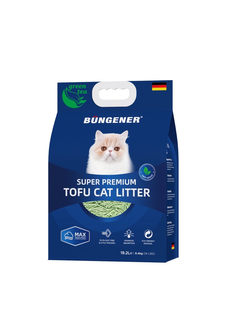 Super Premium Tofu Cat Litter Green Tea Scent 19.2L