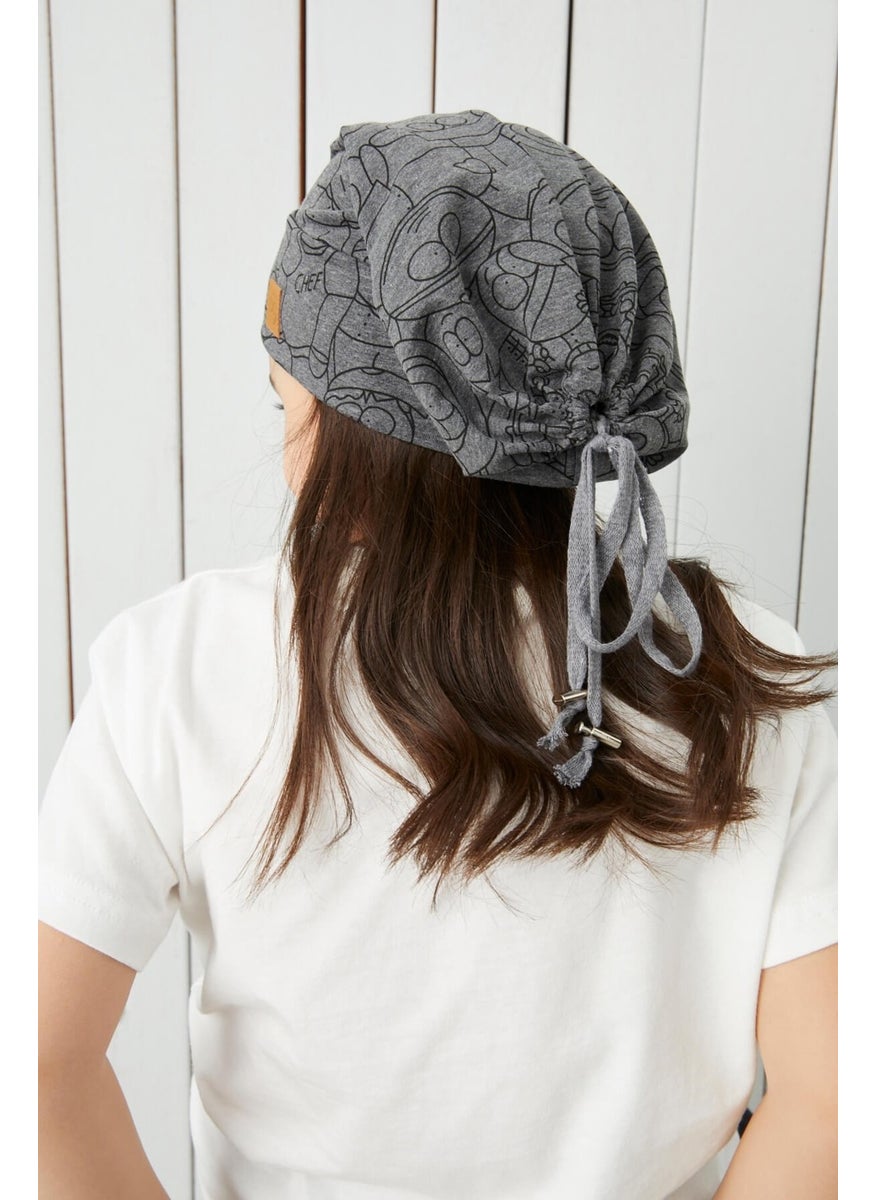 Babygiz Girl's Smoked Yarn 4 Season Hat Beanie Buff Soft Combed Cotton  - Image 2