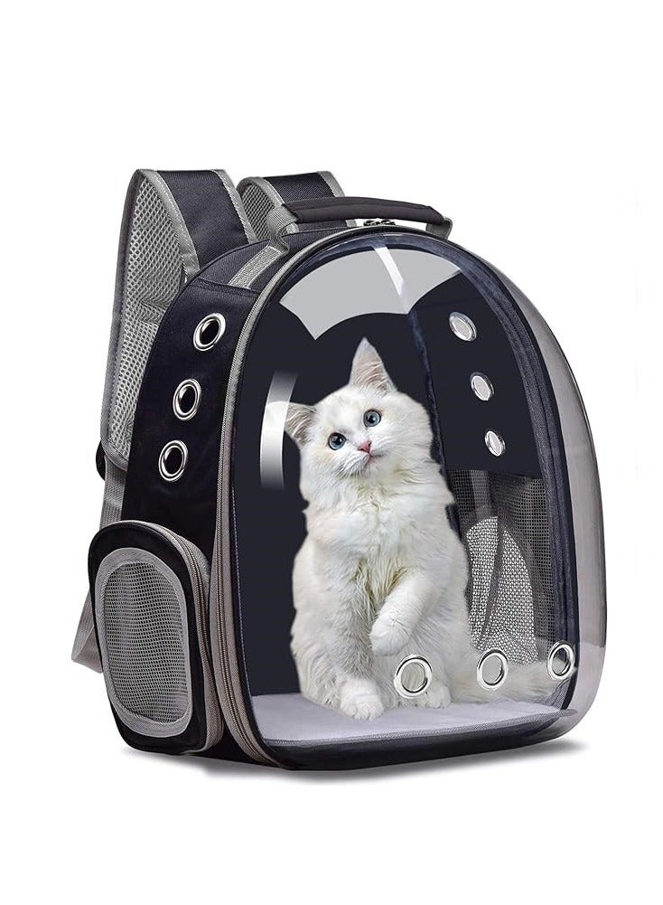 Generic Breathable Portable Backpack Carrier Carrying Bag for Small Medium Dogs Cats, Space Capsule Pet Carrier for Hiking Travel  - Image 1