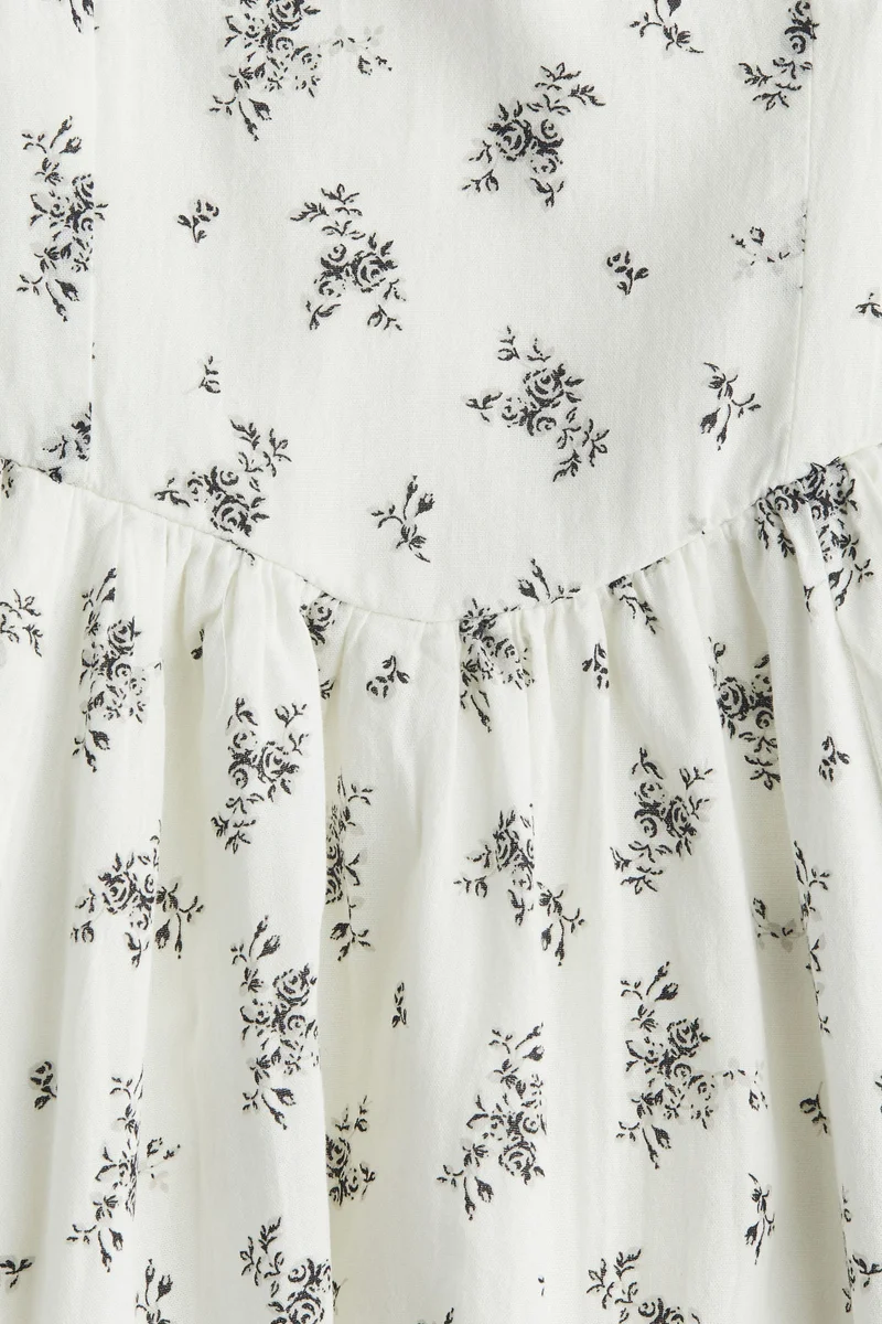 H&M Flared-skirt cotton dress