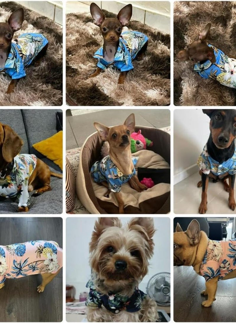 GGOOT Hawaii Summer Dogs T Shirt For French Bulldog Chihuahua Clothes For Small Dogs Puppy Vest Yorkie Clothing Cats Pet Products - Image 2
