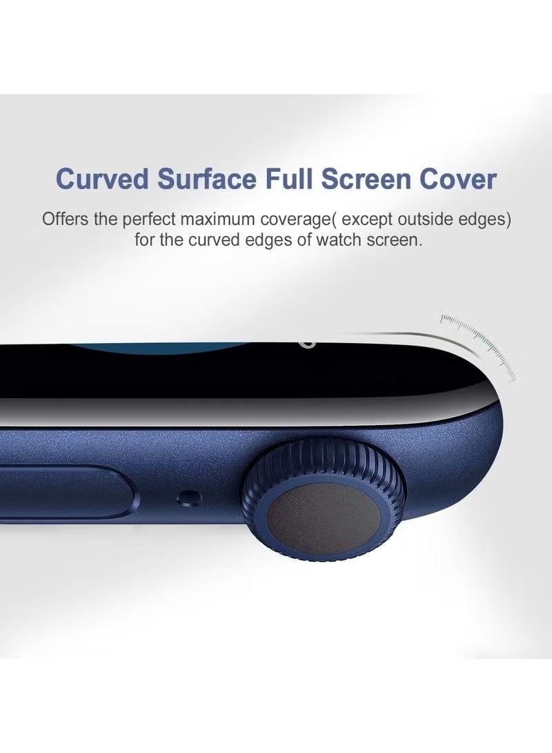 Smart Watch [3 PCS] Apple Watch Series SE 4/5/6 Screen Protector 40 mm Ultra Thin Flexible TPU Clear Film Bubble-Free Scratch-resistant. - Image 5