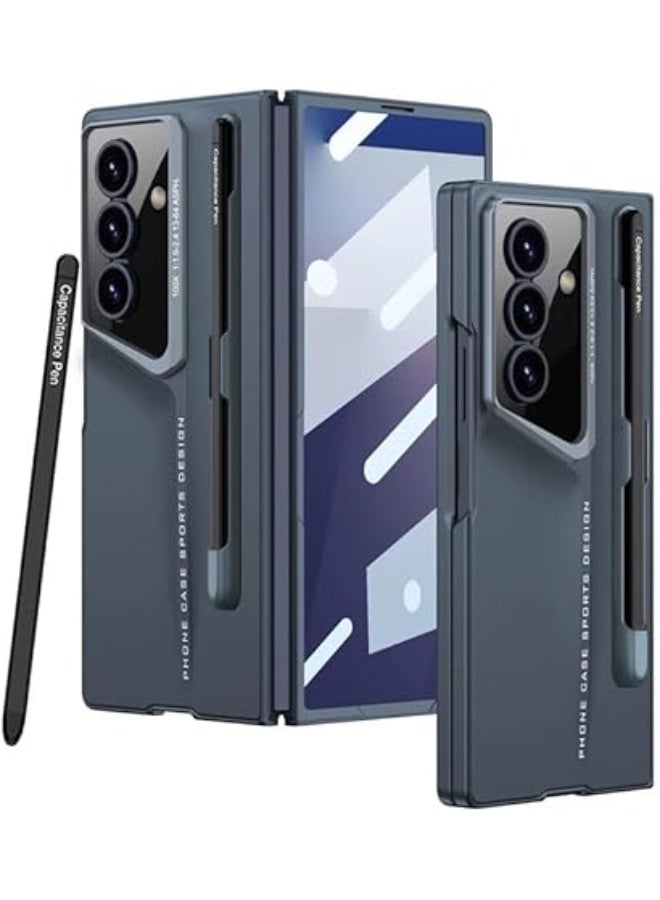 Fekra Premium For Samsung Galaxy Z Fold 7 5G Case with Stylus PC + Tempered Glass Slim Phone Cover For Z Fold7 - Image 1