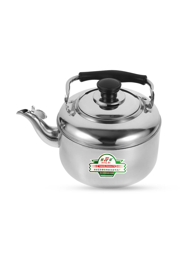 Stainless Steel Whistling Kettle With Comfortable Handle, Dust Cover Spout, and Filter Design– Ideal for Arabic Tea, Coffee, Kadak Chai & Hot Beverages 24cm - Image 2