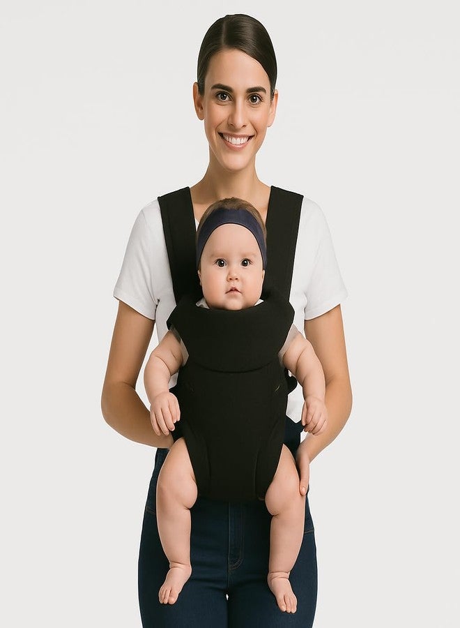 DTR Creation 3-in-1 Ergonomic Baby Carrier | Front, Back & Hip Seat Carrying Options | Breathable Fabric with Wide Waist Support | Comfortable Adjustable Straps for Newborns & Toddlers - Image 2