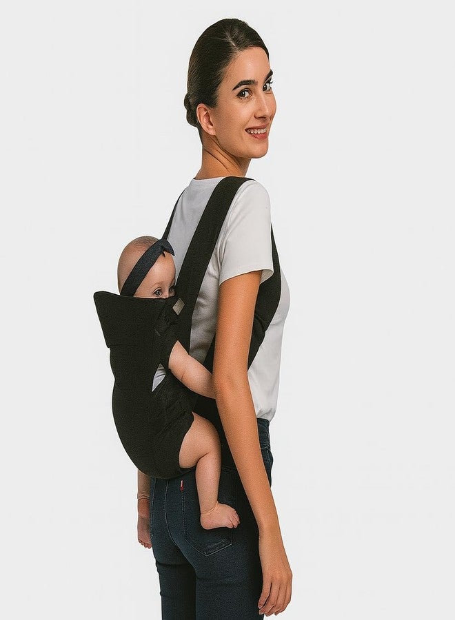 DTR Creation 3-in-1 Ergonomic Baby Carrier | Front, Back & Hip Seat Carrying Options | Breathable Fabric with Wide Waist Support | Comfortable Adjustable Straps for Newborns & Toddlers - Image 4