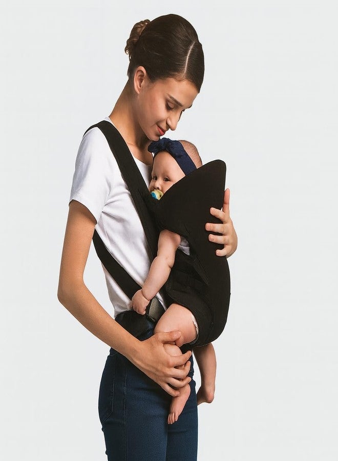 DTR Creation 3-in-1 Ergonomic Baby Carrier | Front, Back & Hip Seat Carrying Options | Breathable Fabric with Wide Waist Support | Comfortable Adjustable Straps for Newborns & Toddlers - Image 5
