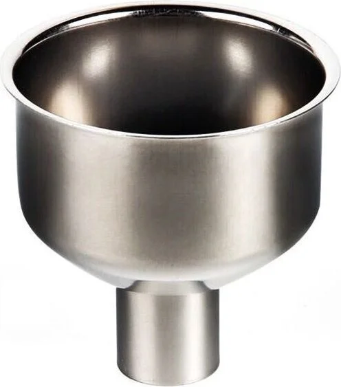 شافين Stainless Steel 4.8 cm Oil Soft Drink Sauce Fruit Juice Cologne Liqueur Funnel CIN711