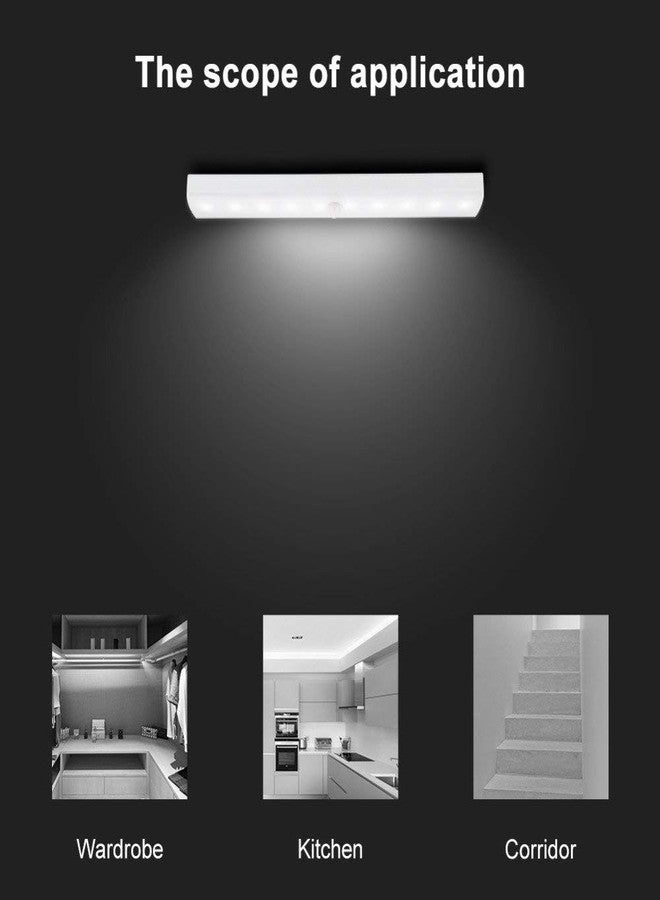 JERN Plastic Night Lights, White, Warm Day Light, Pack Of 4 - Image 2