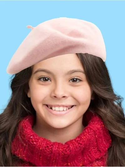 تيزجيلسين Children's French Painter Felt Beret