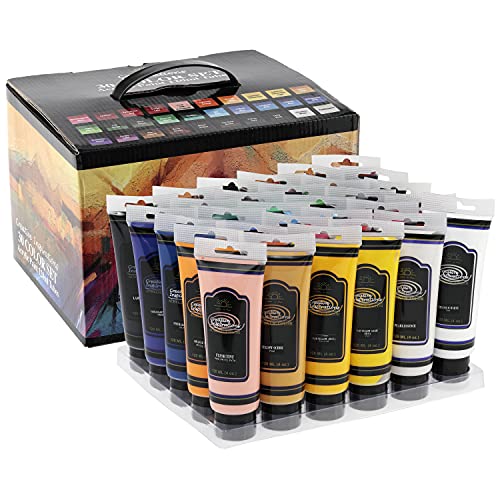 Creative Inspirations Acrylic Paint - Spectrum Set - 120 mL Tube - Smooth & Creamy Consistency, Vibrant Pigmentation, Great Coverage for Artists - Clean Up with Soap & Water - Image 1