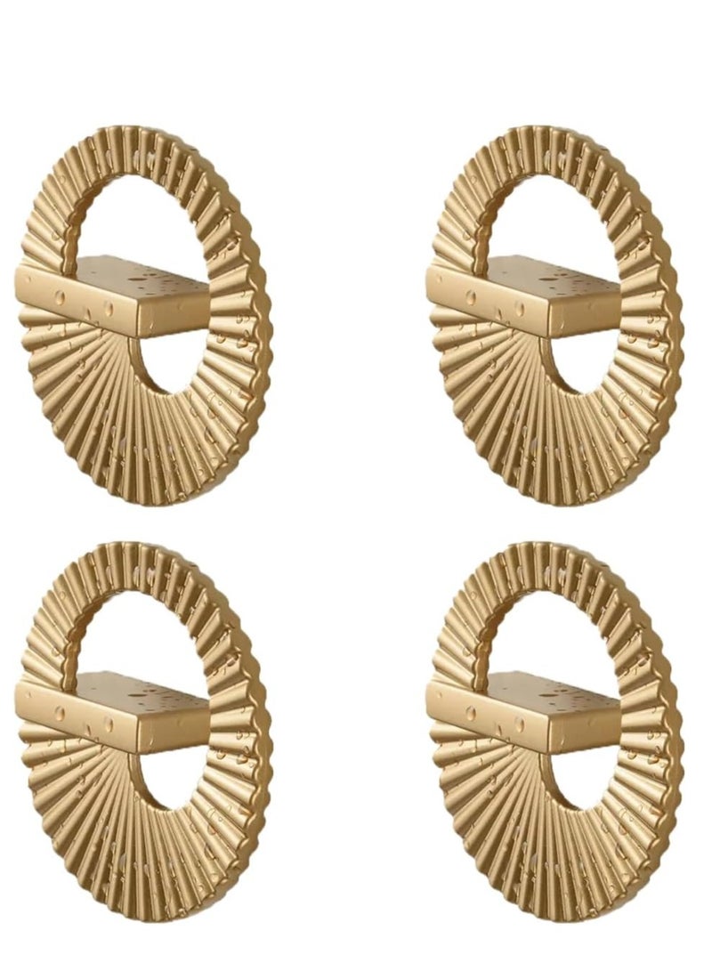 E COMMERCE  BAG Drawer Handles Pack Of 4 ,Golden Drawer Knobs, Gold Cabinet Knobs Cabinet Handles Kitchen Cabinet Pulls with screw set  - Image 1