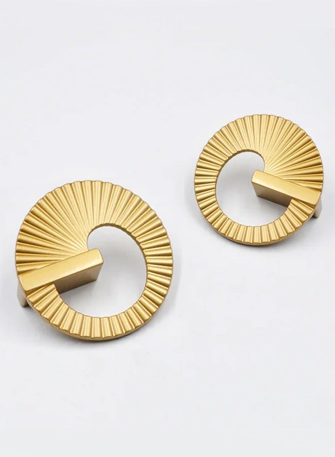 E COMMERCE  BAG Drawer Handles Pack Of 4 ,Golden Drawer Knobs, Gold Cabinet Knobs Cabinet Handles Kitchen Cabinet Pulls with screw set  - Image 4