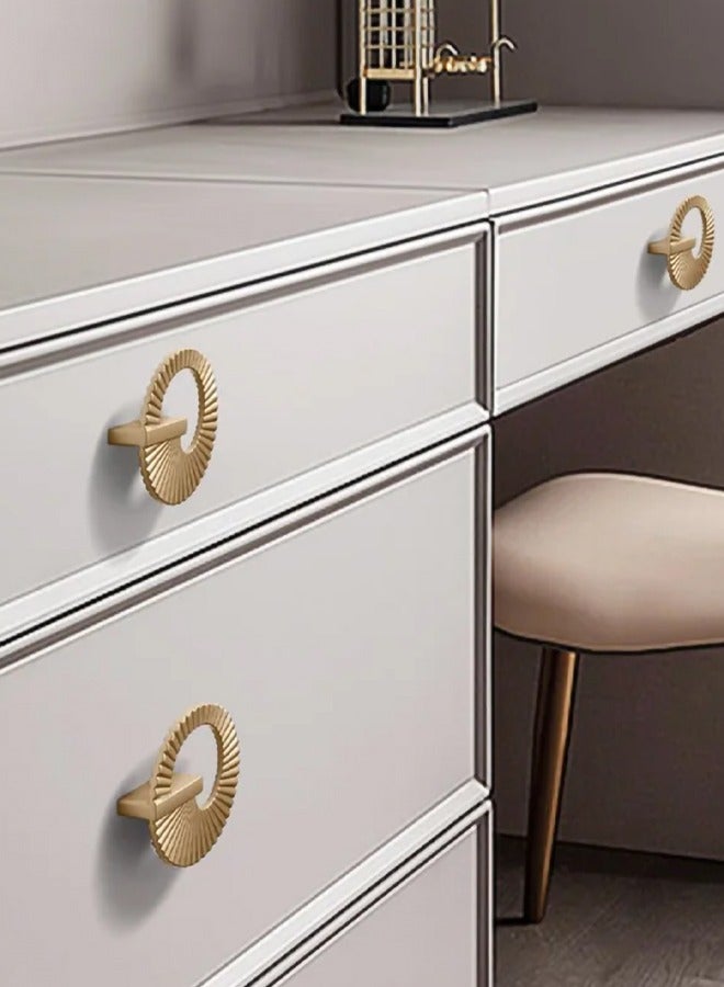 E COMMERCE  BAG Drawer Handles Pack Of 4 ,Golden Drawer Knobs, Gold Cabinet Knobs Cabinet Handles Kitchen Cabinet Pulls with screw set  - Image 5