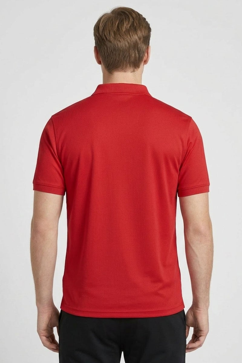 Ping Men Sportswear Fit Short Sleeve Outdoor Polo Shirt, Red - Image 4