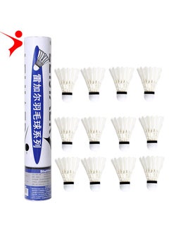 Leijiaer 12-Piece Badminton Shuttlecock Set | High-Quality Feather Shuttlecocks for Practice & Play  - Image 5