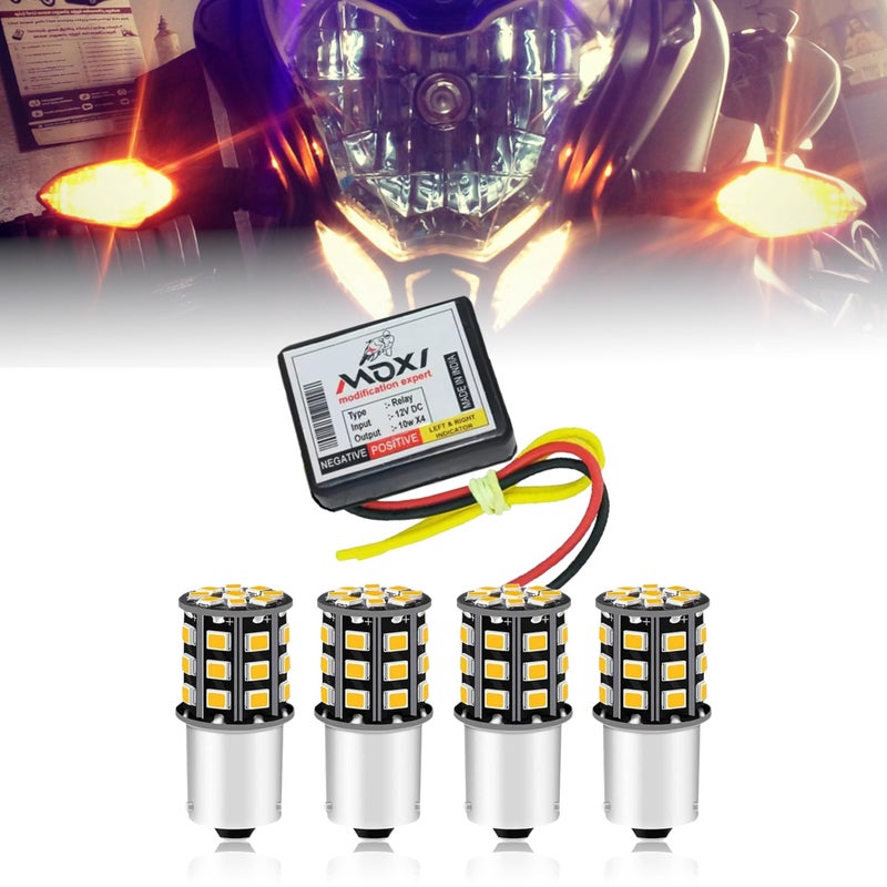 MIKANIX Universal for Bike Hazard Flasher/Blinker Waterproof 16 Patterns Flasher Relay for LED/Bulb Indicators - Image 2