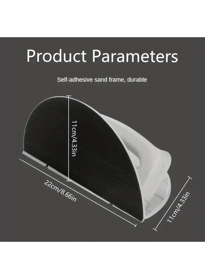 9 بوصة حامل إطار سنفرة ذاتي اللصق منظف أدوات قابل لإعادة الاستخدام للحوائط الجافة - Image 3