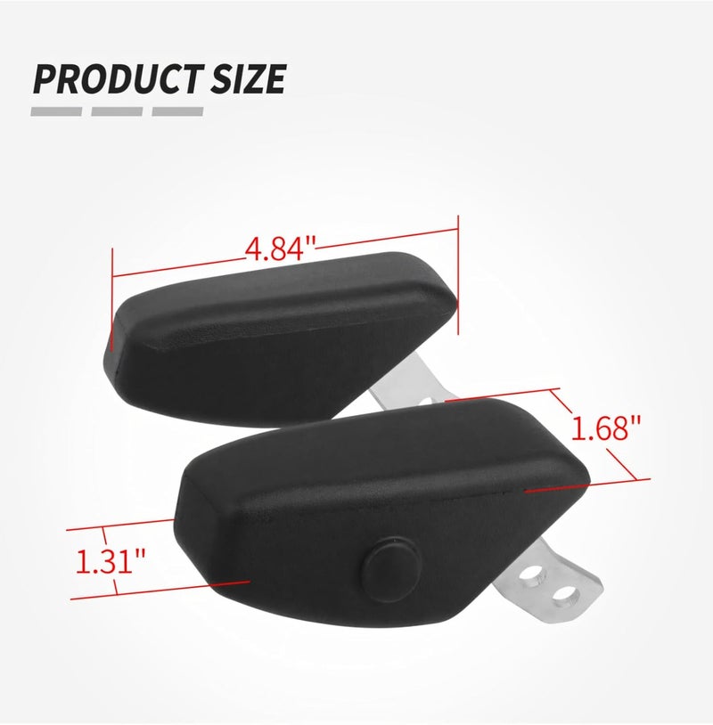 Panical Passenger Armrests with Cup Holder for Honda Gold Wing GL1800 - Image 5