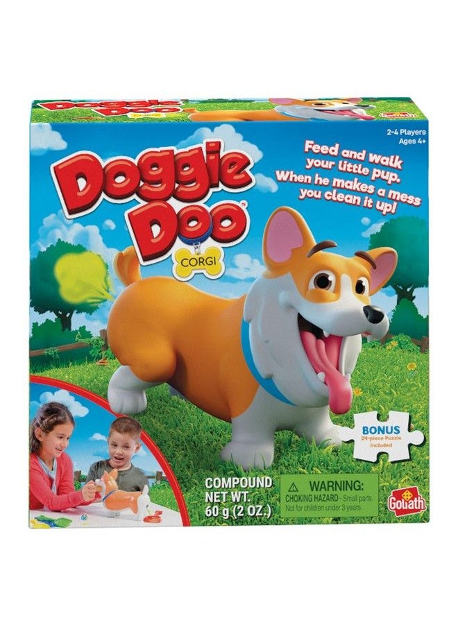 Goliath - Doggie Doo Corgi Game Unpredictable Action Feed The Doggie And Collect His Doo To Win Includes 24 Piece Puzzle By Goliath - Image 1