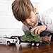 John Deere TOMY John Deere Ford Pickup with Gooseneck Trailer with Bales Bale Holder White Green Unisex Children - Image 4