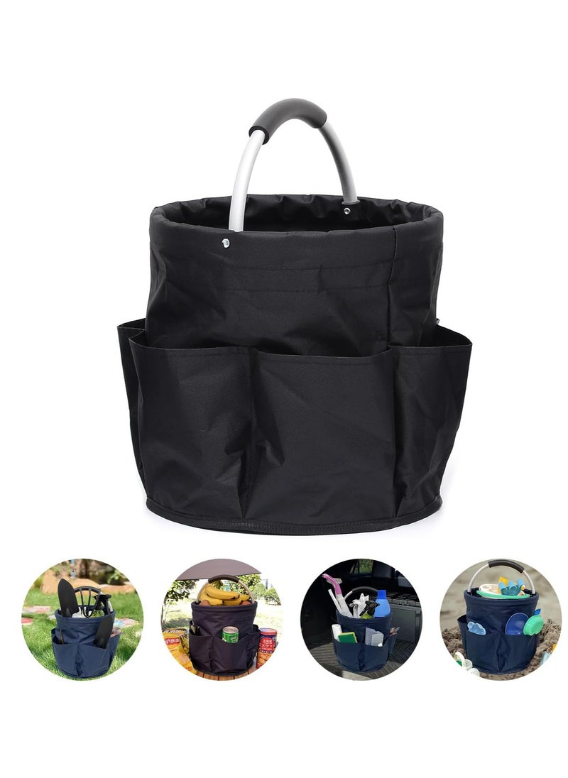 Hihonor - Gardening Storage Tote, Garden Tool Bag, Multifunctional Storage Bag for Outdoor Picnic Organizer | Car Cleaning Storage | Garden Tool Kit Holder (Grey) - Image 1