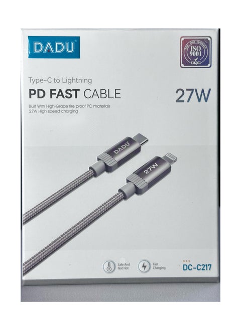 Dadu DC-C217 (Type-C/Type-C) DC-C217 /27w /1M/Charger & DATA Cable