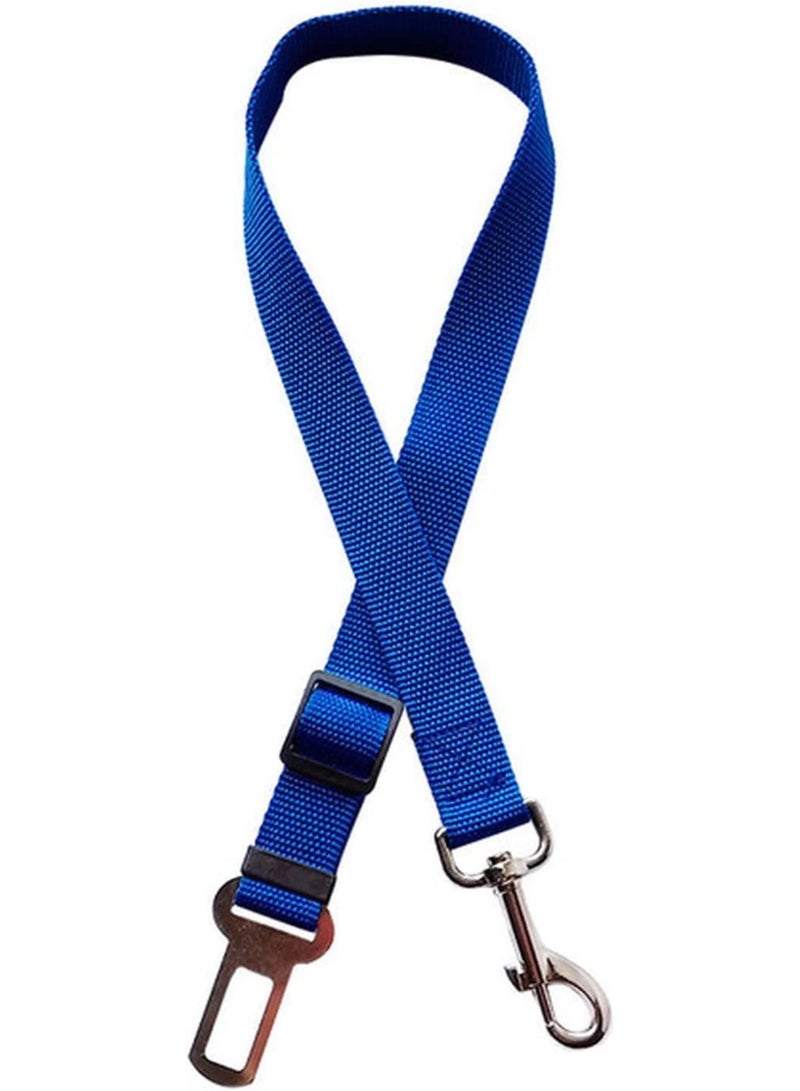GGOOT Pet Rope Pet Products Universal Practical Cat Dog Safety Adjustable Car Seat Belt Harness Leash Puppy Seat-belt Travel Clip Strap Leads Pet Traction Rope(Blue)  - Image 1