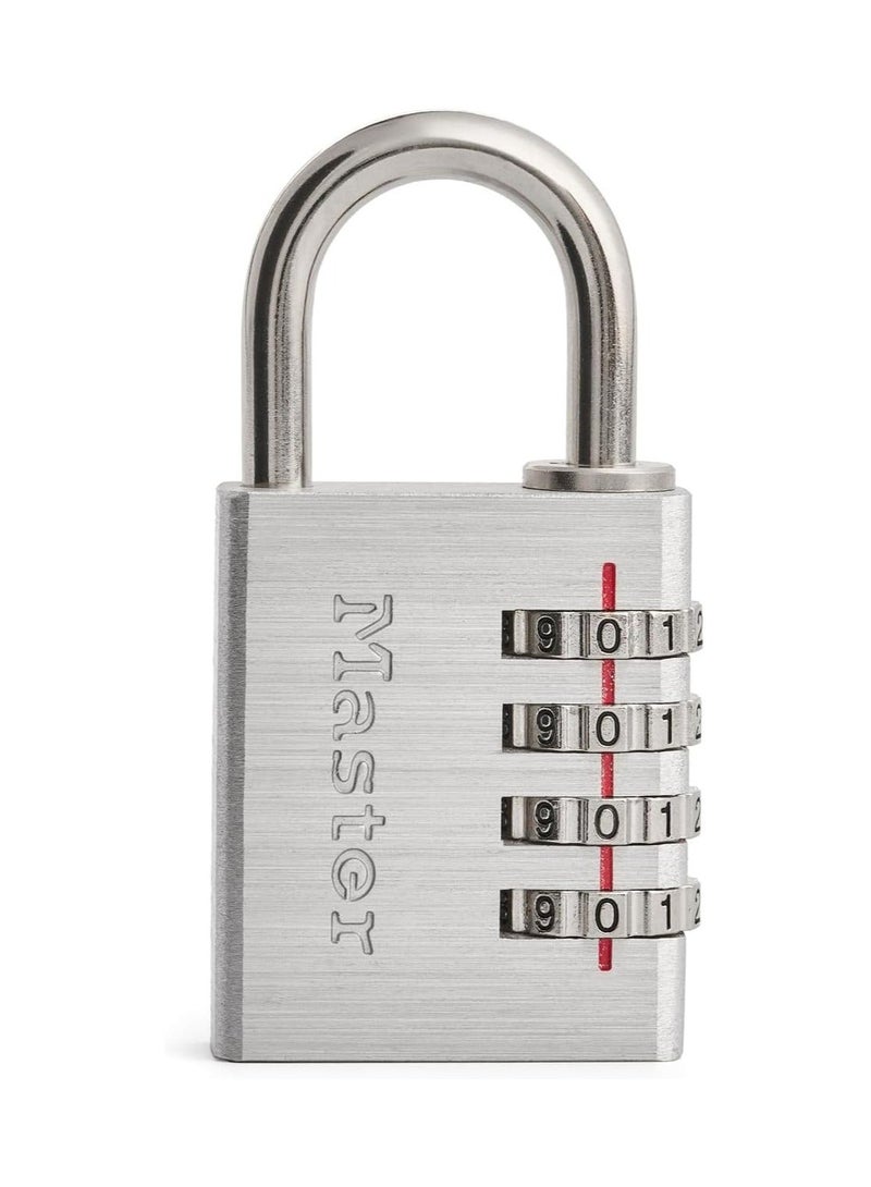 Master Lock 643D set Your Own Combination Padlock, 1 Pack, Silver - Image 1