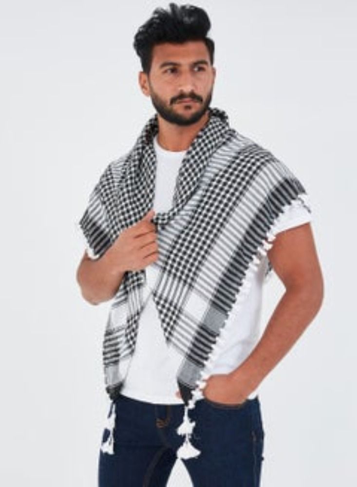 Dream Zone Plaid Arabic Shemagh Scarf