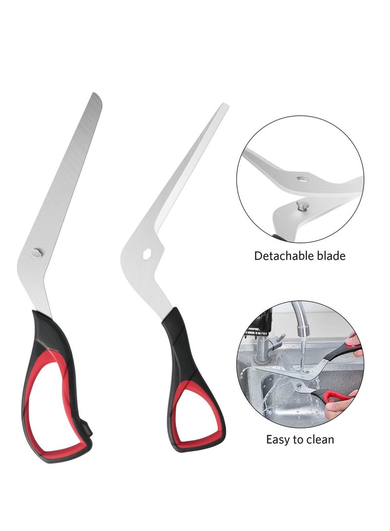 Y&D Pizza Scissors Cutter with Sharp Food Grade Stainless Steel Blade and Handle Soft Multifunctional Kitchen  - Image 4