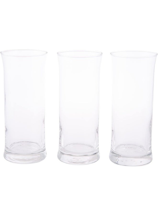 AKDC Premium Tumbler 3Pcs L(6CM) XW(6CM) XH(15CM) Transparent - Image 1
