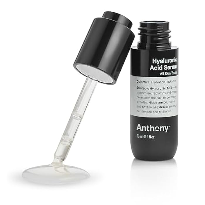 Anthony Hyaluronic Acid Serum – Hydrating Face Serum with Dual Hyaluronic Acid, Coconut Water & Niacinamide – Lightweight, Non-Greasy Formula for All Skin Types – 1 oz - Image 3