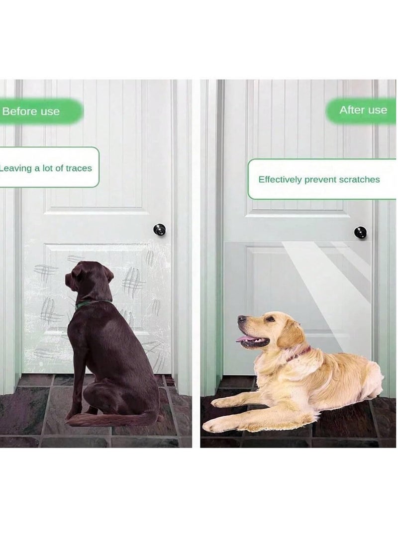 Generic - Pet door scratch protector, pet door scratch protector, scratch protector, cat door scratch protector, four-piece set, 8.2 * 40 - Image 1