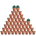vensovo vensovo 48 Pcs Tiny Terracotta Pots - 2 inch Small Mini Clay Pots with Drainage Holes Flower Nursery Terra Cotta Pots  - Image 2
