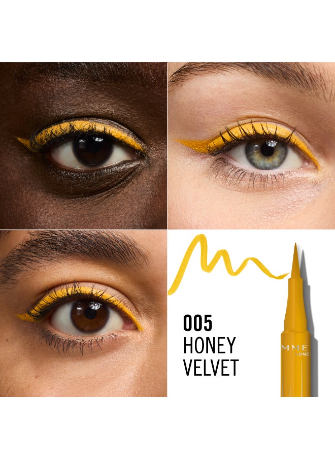 RIMMEL LONDON - Wonder'Ink Precision Eyeliner Pen - 005 - Honey Heaven, 1ml - Image 1