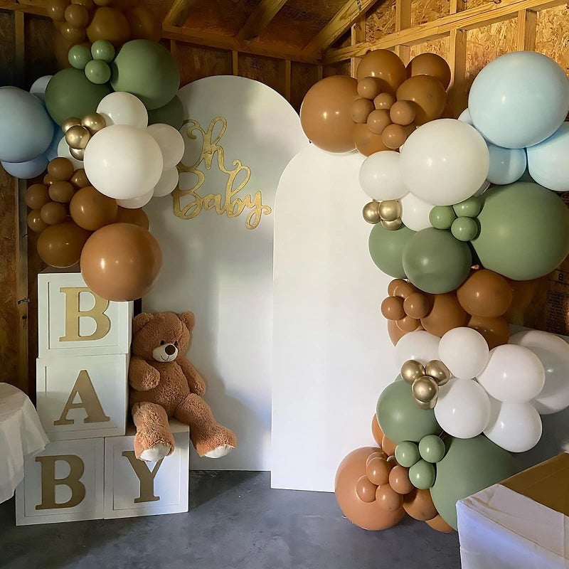 QIFU Baby Shower Decorations Baby Balloon Boxes Blocks with 30 Letters for DIY Boy Girl 1st Birthday, Teddy Bear Baby Shower, Bridal Shower, Gender Reveal Party Decoration by QIFU - Image 5