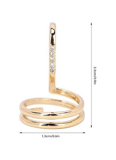 OCTOBER Fingernail Opening Ring, Fashion Fingertip Jewelry Nail Art Ring Ladies Wearing Nail Accessories, Decorative Nail Ring(3050g)  - Image 5