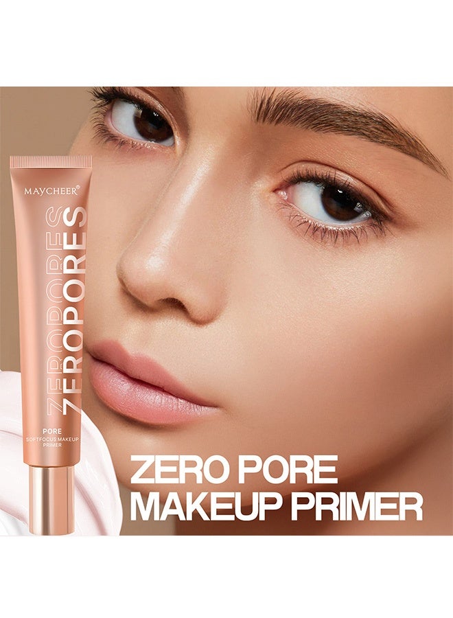 MAYCHEER Zero Pores Softfocus Makeup Primer,Brighten Glow Vegan Face Primer – Natural, Moisturizing, Waterproof Base for Poreless, Long-Lasting Wear - Image 2