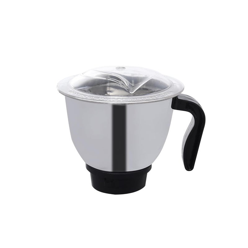 Elina Powerful 750W Silent Copper Motor Mixer Grinder | 3 Jars: Liquidizing Jar (1.25L), Wet Grinding (0.8L) Chutney Jar (0.4L) | ISI Certified | 304 Grade SS Blade | 3 Speed with Whip | 1 Year - Image 4