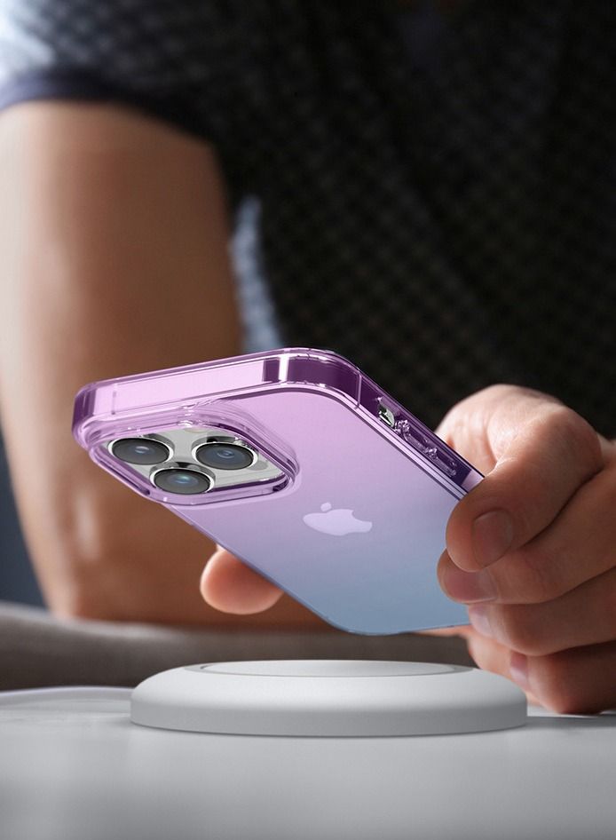 Elago Aurora for iPhone 14 Pro MAX Case Cover - Yellow Blue - Image 3