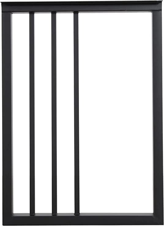 PRAMUKH FASHION PRAMUKH FASHION Metal Furniture Table Legs 28Hight 20 Wide Black Heavy Duty Table Legs for DIY Coffee Table Modern Desk Legs Industrial Rustic Duty Square Tube Desk Legs Pack of 1 - Image 1