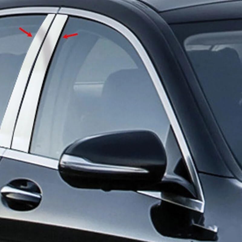 DEMULAX 6Pcs Car Pillar Post Trim for Mercedes-Benz S-Class - Image 2