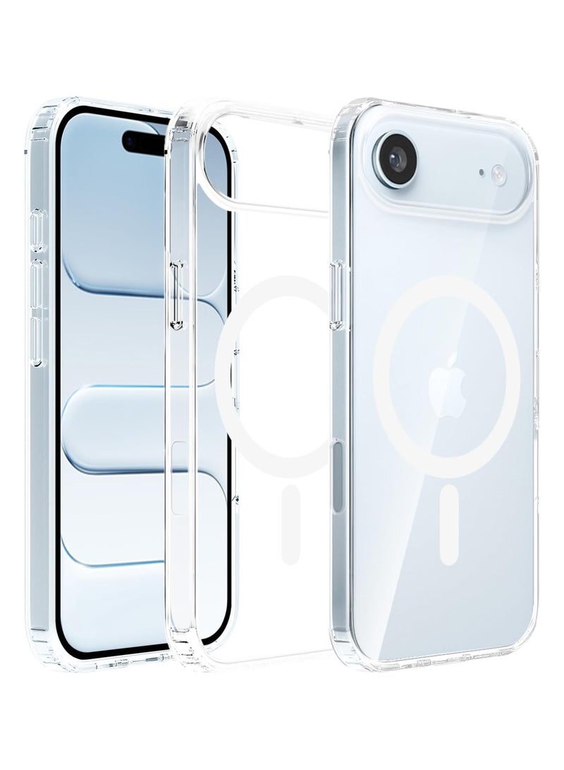 Denx Clear Magnetic Case for iPhone 17 Air, Compatible iphone 17 Air with MagSafe, Translucent Back  Shockproof Phone Cover. - Image 1