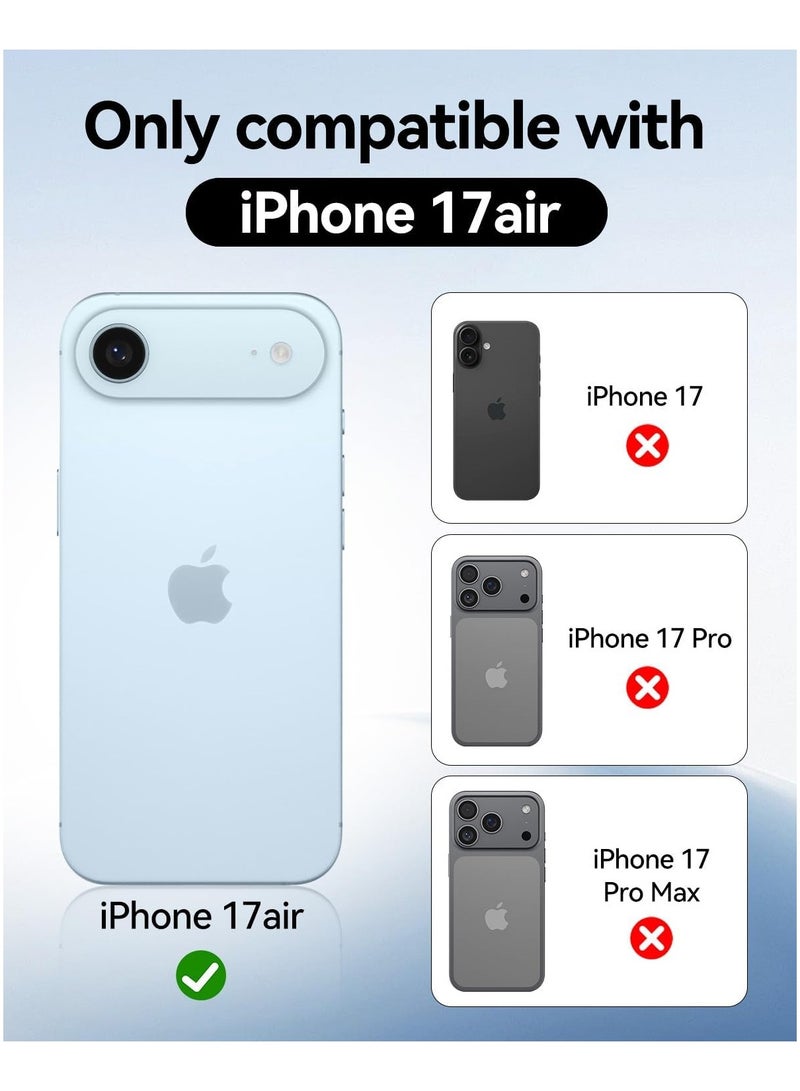 Denx Clear Magnetic Case for iPhone 17 Air, Compatible iphone 17 Air with MagSafe, Translucent Back  Shockproof Phone Cover. - Image 2