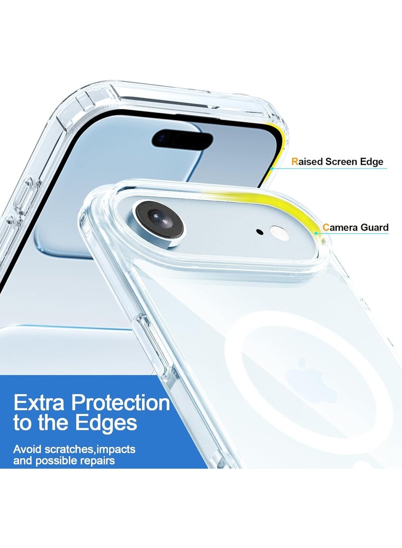 Denx Clear Magnetic Case for iPhone 17 Air, Compatible iphone 17 Air with MagSafe, Translucent Back  Shockproof Phone Cover. - Image 5